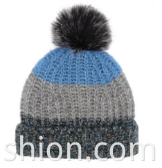 New Style Hot Sale Winter Knitted Hat Pompom1
